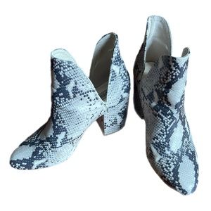 Steve Madden Snakeskin Ankle Boots | Booties